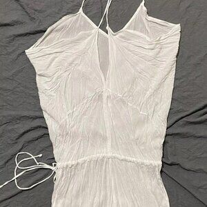 Mikoh Swimwear Strappy Women's Gauze White Romper Size Small Size 1 RAYON